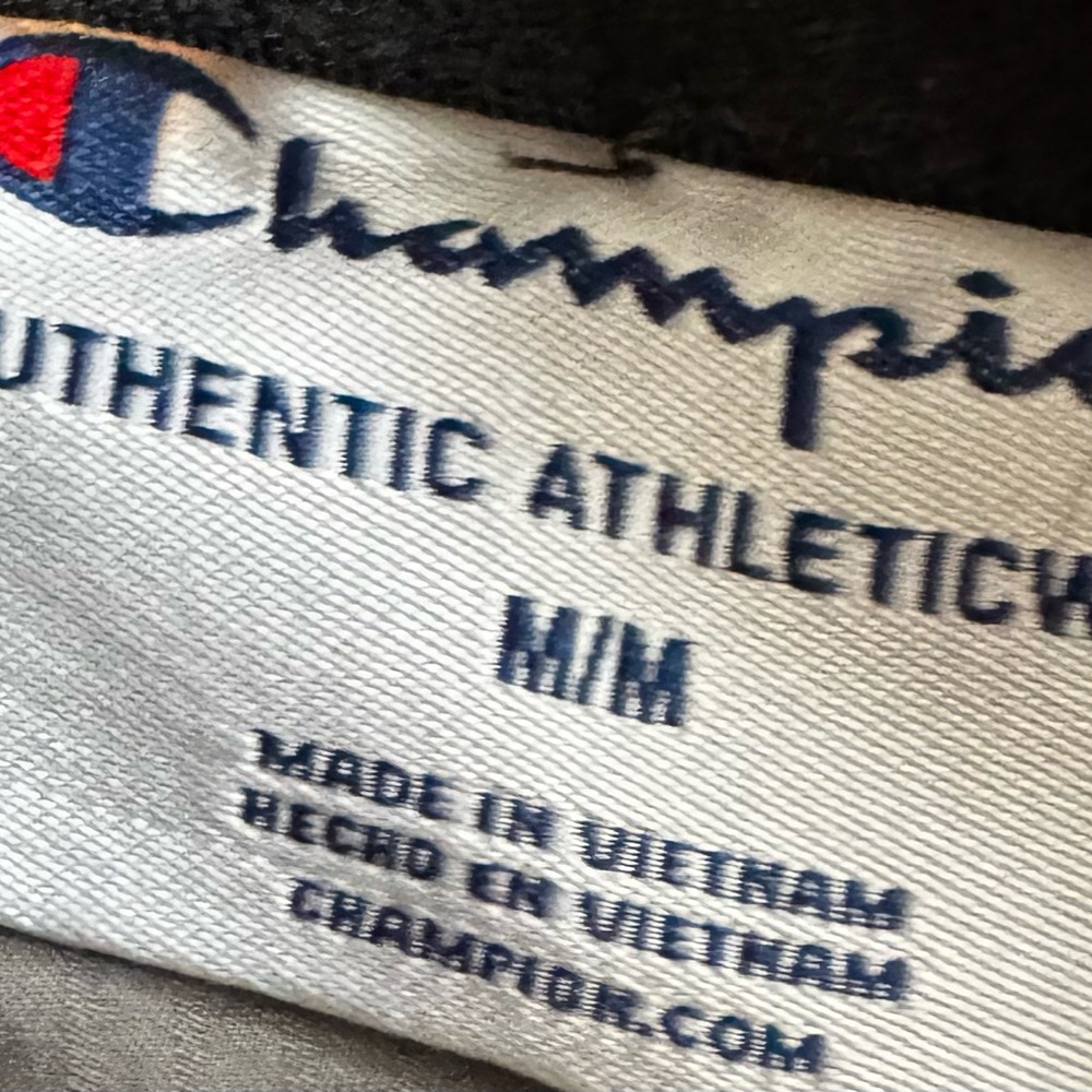 Champion Men’s Athletic Shorts – Gray, Size Medium - Picture 2 of 2